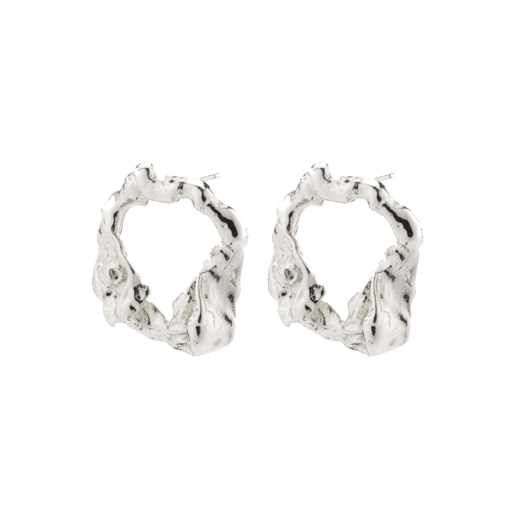 Smile Earrings - Silver Plated