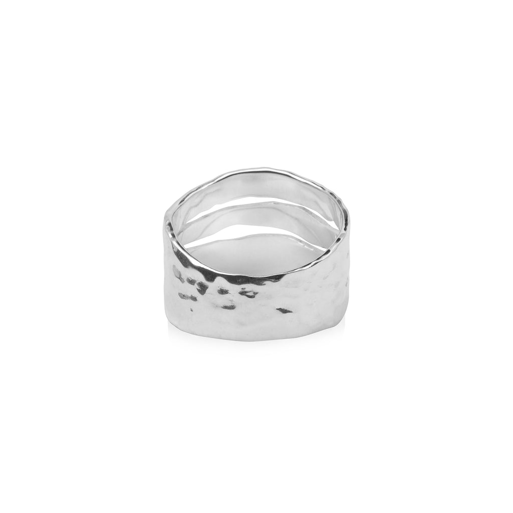 Wanaka Ring Silver 2 Caja Jewellery Handmade Newzealand Mountain Ring