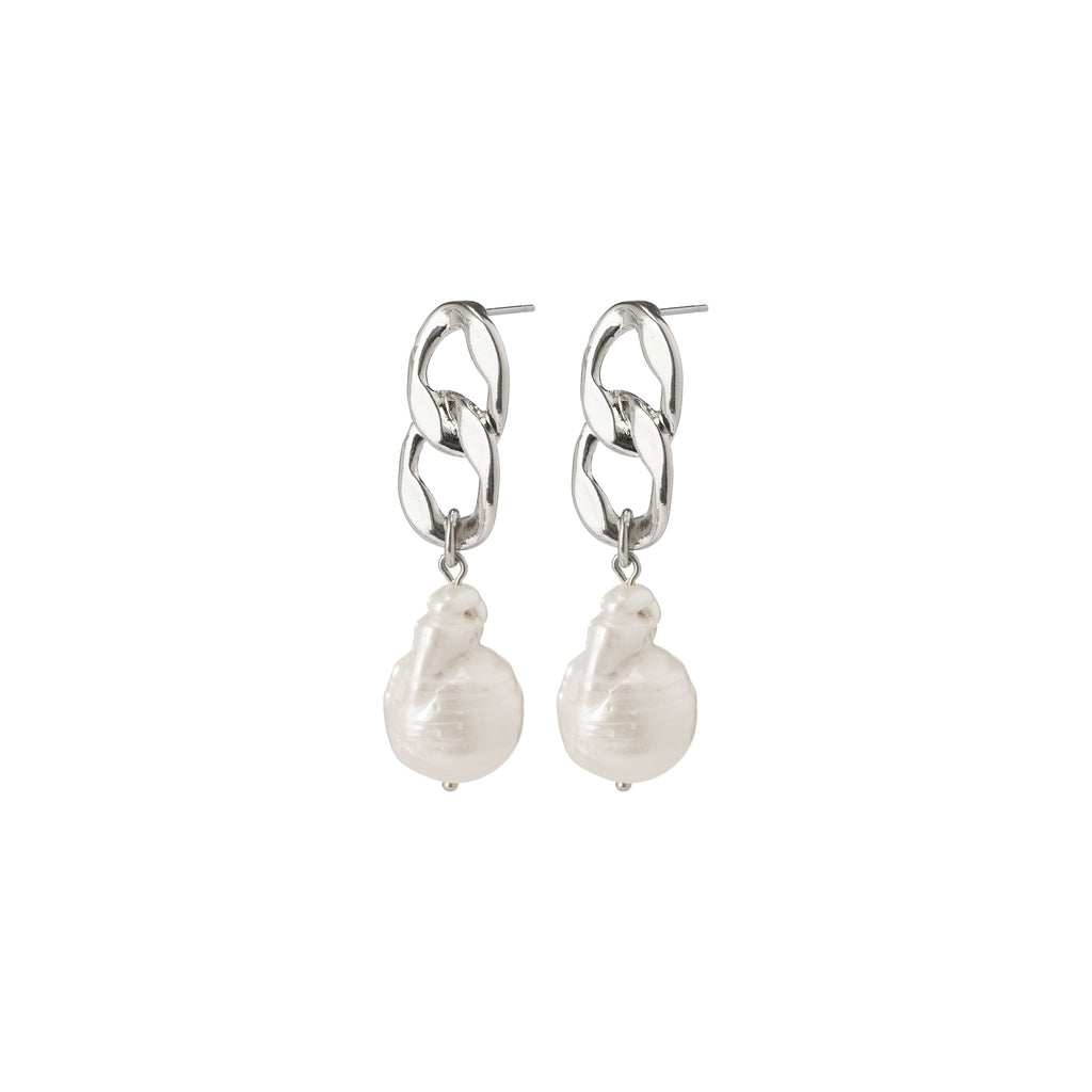paddington-store-Pilgrim &#8211; Gracefulness Earrings &#8211; Silver Plated &#8211; Pearl