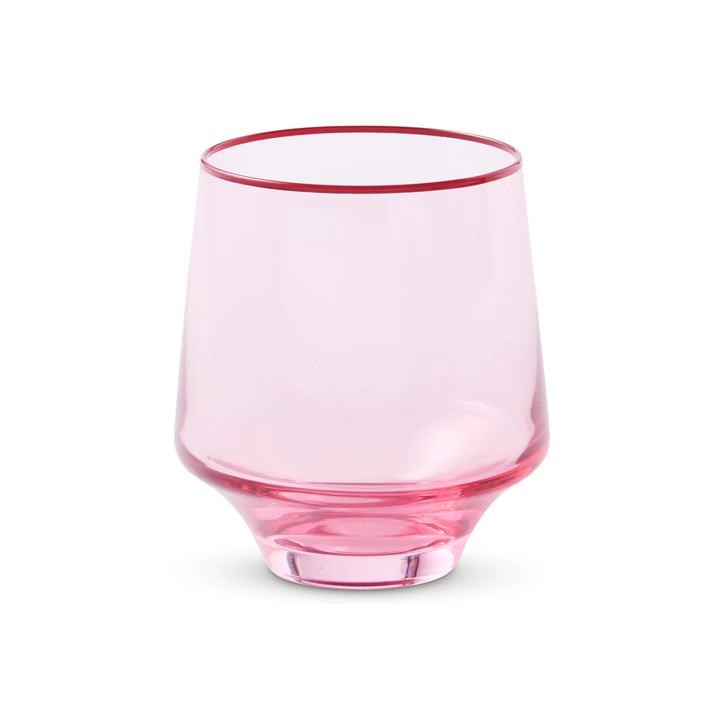 Tumbler Glass - Rose with a Twist