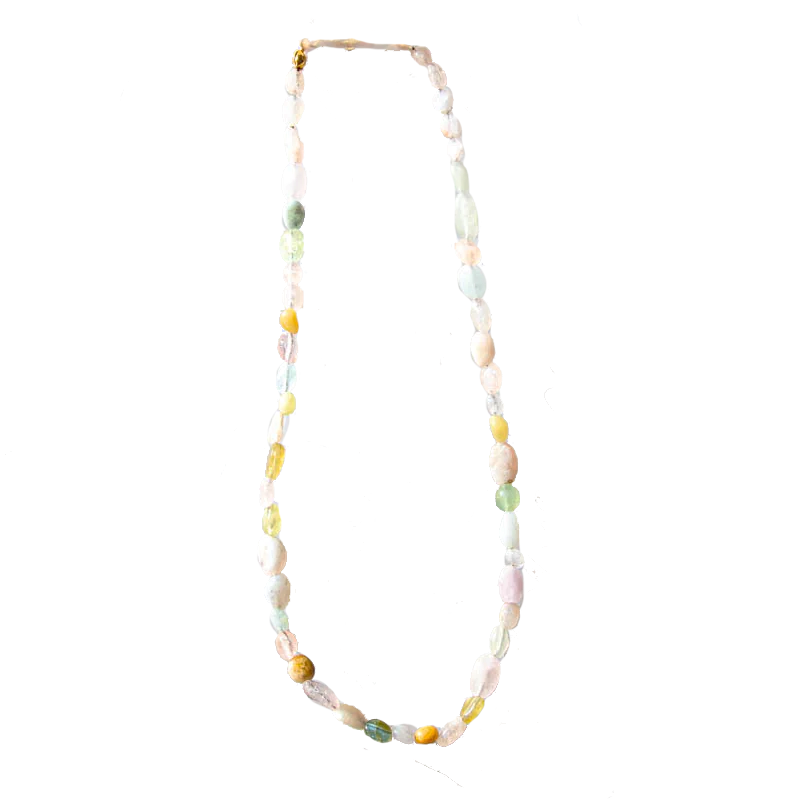 Gemstone Necklace - Rainbow Morganite